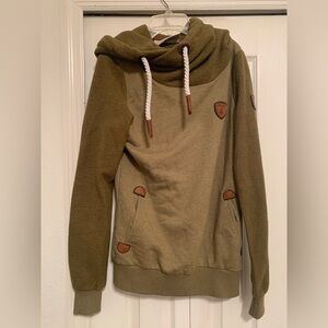 Wanakome Athena Asymmetrical Hooded Sweatshirt